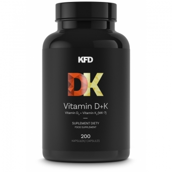KFD Vitamin D3+K2 (MK-7 z natto), 200 kapsułek